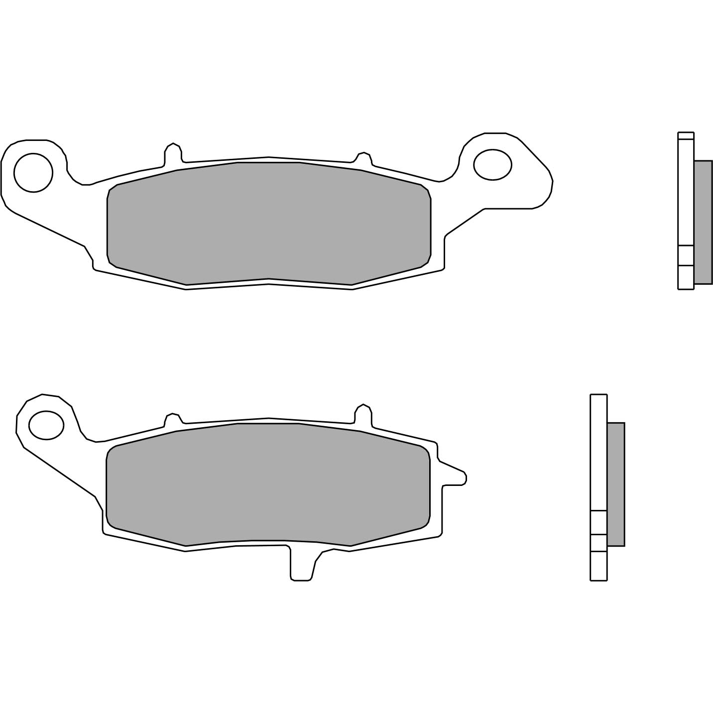 BREMBO Bromsbelägg Sintered Front Road