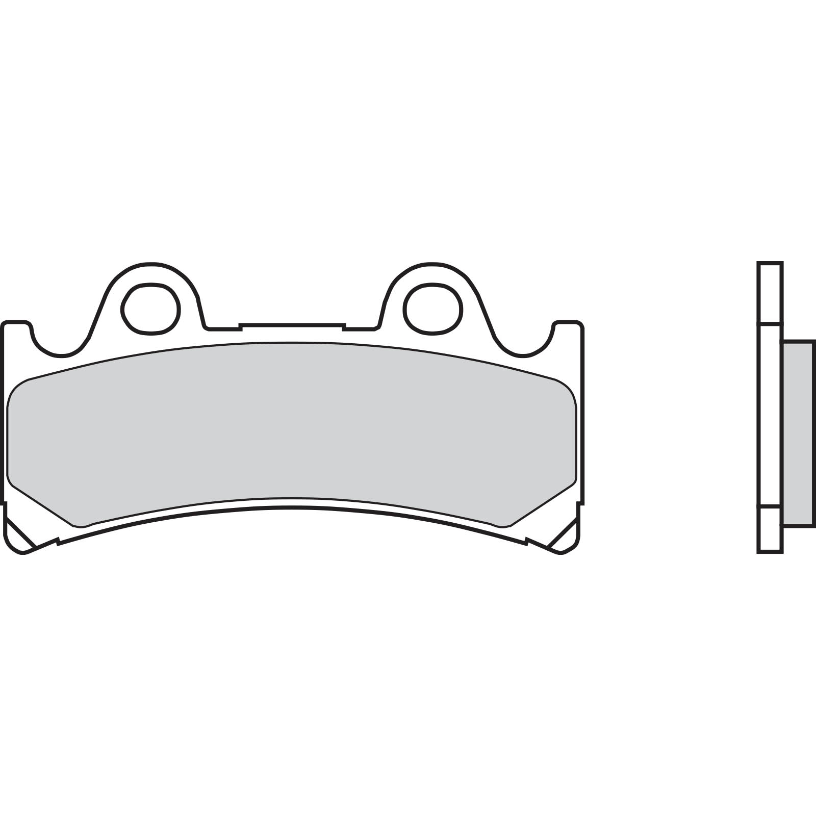 BREMBO Bromsbelägg Sintered Front Road