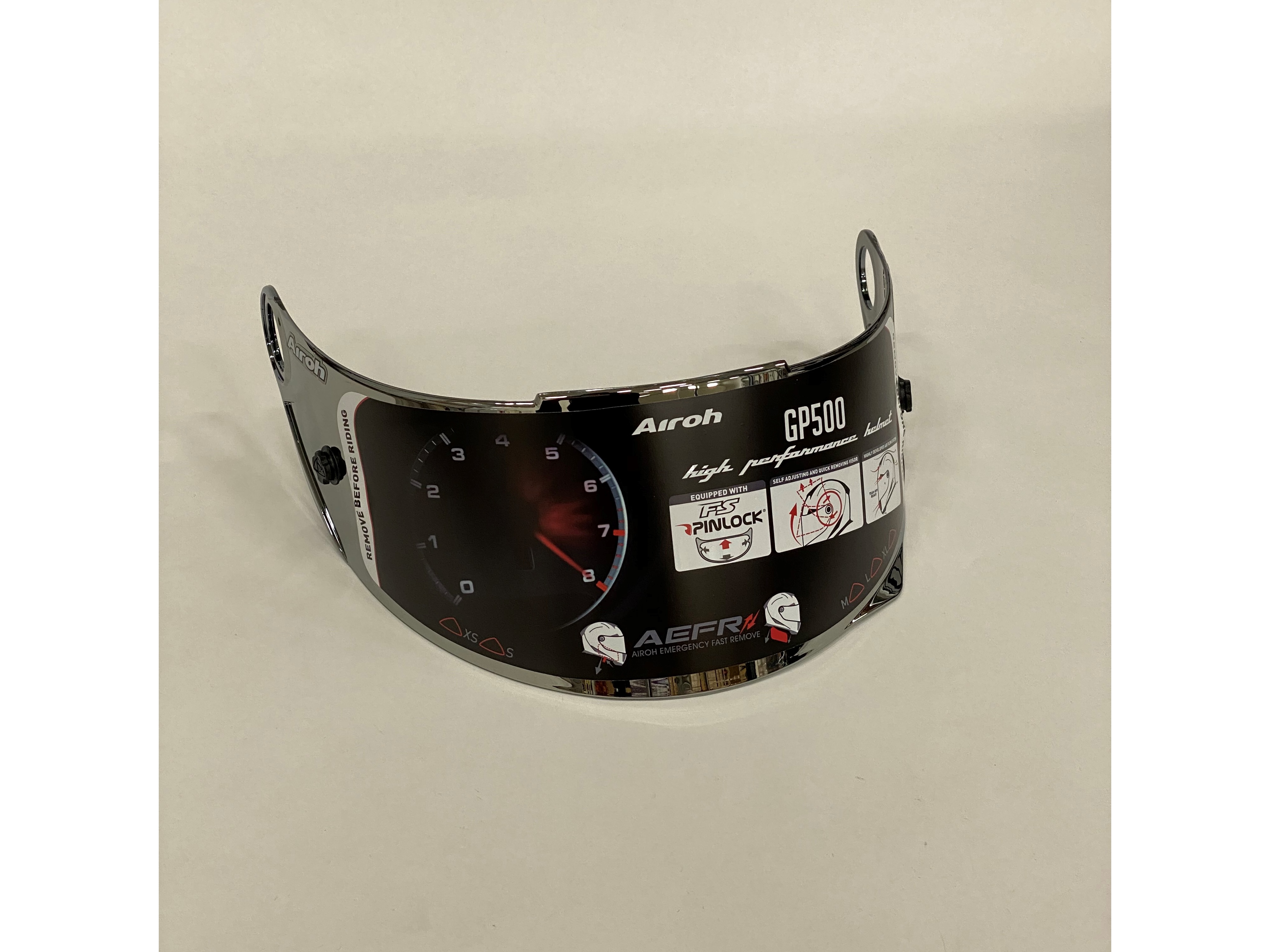 Airoh visir silver spegel GP/GP500/GP550 S