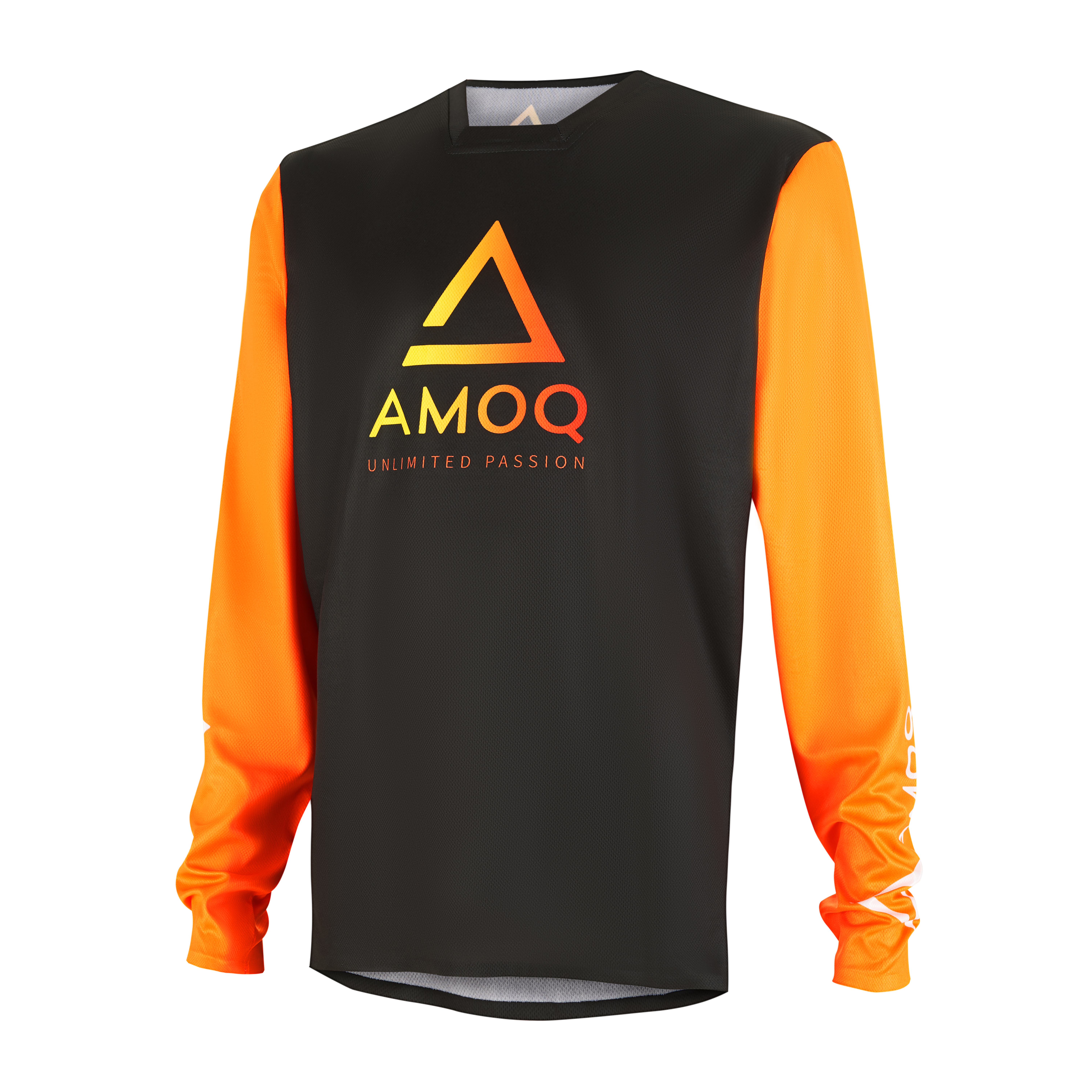 AMOQ Ascent Comp Crosströja Svart-Orange 2XL