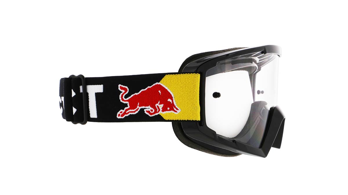 Spect Red Bull Whip MX Goggles Singel lens black clear