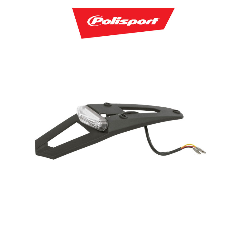 Polisport bakskärm med LED-belysning (E-godkänd)